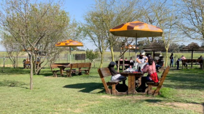 Bring your own picnic basket and enjoy the outdoors. Giraffe House Picnic Area