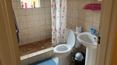 Shower, toilet, and basin - what more do you need :) Bathroom of cottage 9