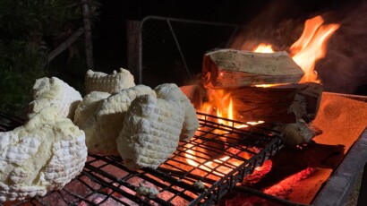 Nothing better than cooking bread on the campfire. Campfire