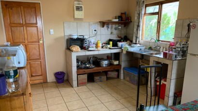 The kitchen is fully equipped, allowing you to prepare your own meals. Kitchen of cottage 9