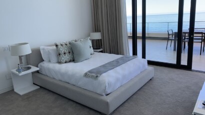 One of the guest bedrooms in the Pentagon Villa Cape Town One of the guest bedrooms in the Pentagon Villa Cape Town