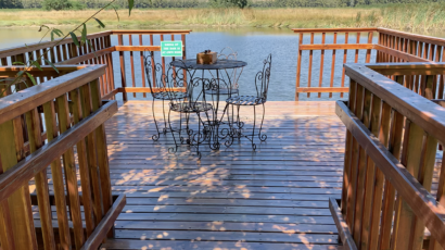 Romanic Deck at Arum Lily Farm Romanic Deck at Arum Lily Farm